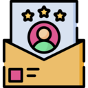 professions and jobs,envelope,communications,star,rate,recommendation letter